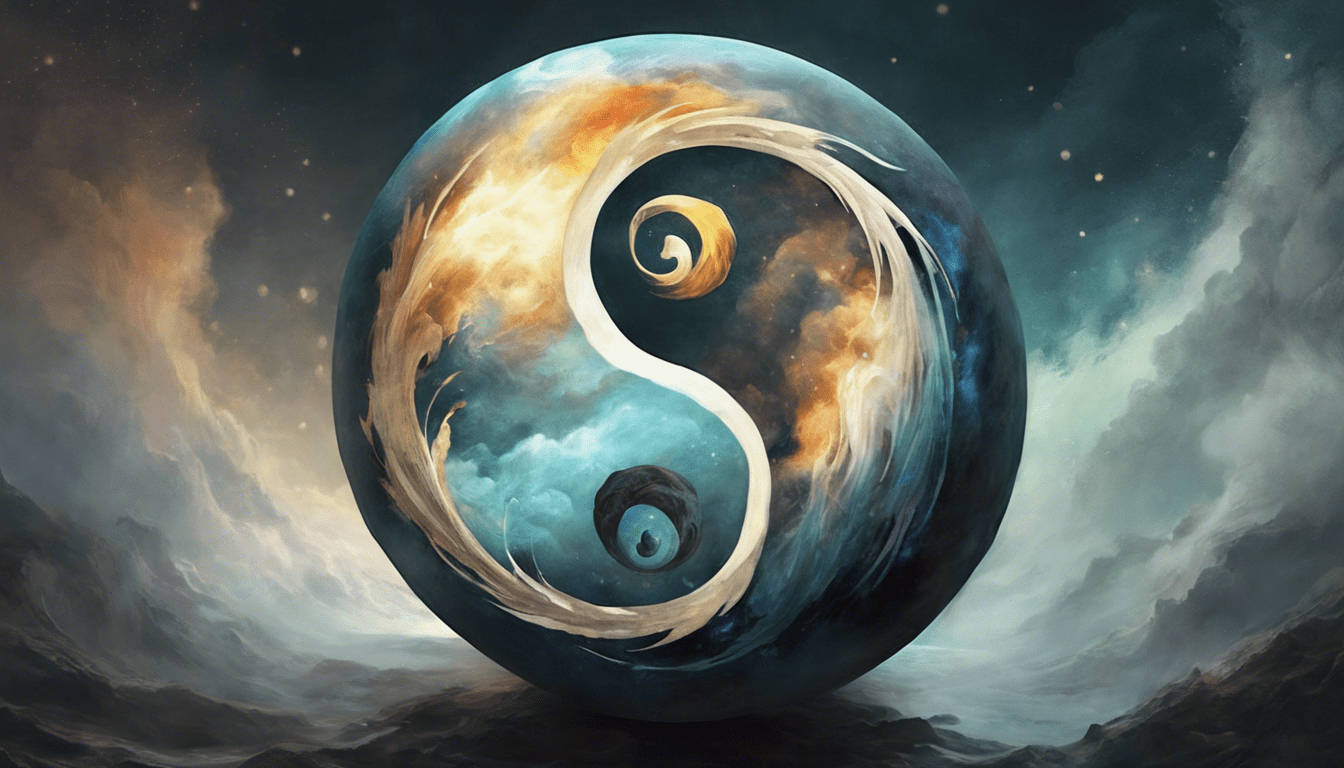 yin yang in one ball